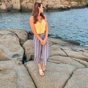 Hollister ultra high rise beachy pants